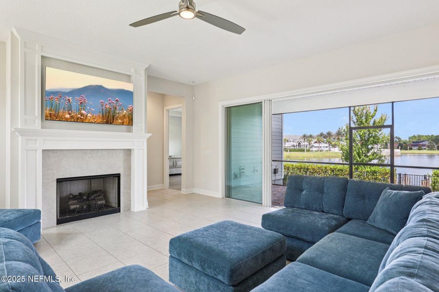 Furnished interior view inside a new home in , St. Augustine (Image 57).