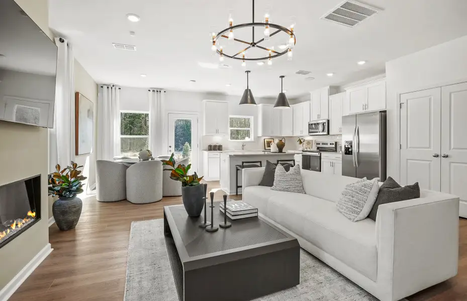 Furnished interior view inside a new home in Mallard Park, Charlotte (Image 11).