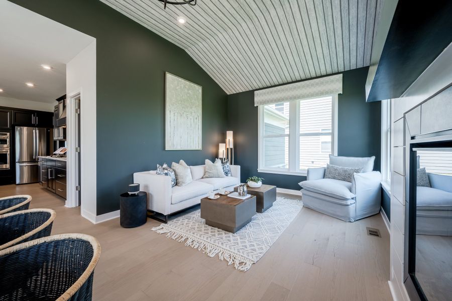 Representative furnished interior of a home built from the Leland by Fischer Homes in Leeland Farms, Fuquay Varina (Image 19).
