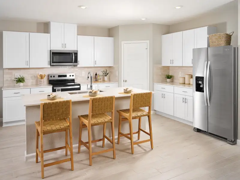 Furnished interior view inside a new home in Meritage Homes at Terra Lago - Classic Series, Indiantown (Image 4).