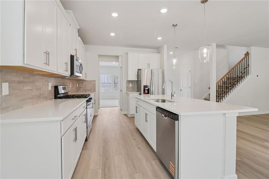 Furnished interior view inside a new home in Harmony Manor, Fairburn (Image 14).