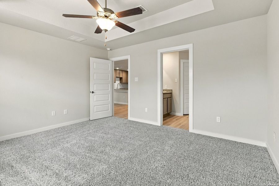 Spacious, unfurnished interior of a new home in Red Hawk Landing, San Antonio (Image 23). Spacious, unfurnished interior of a new home in Red Hawk Landing, San Antonio (Image 23).