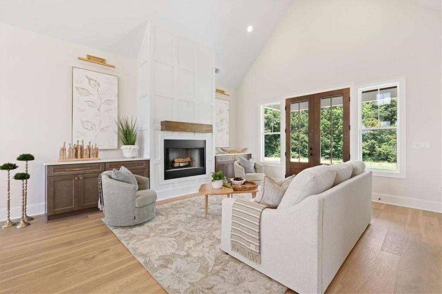 Furnished interior view inside a new home in , Roopville (Image 39).