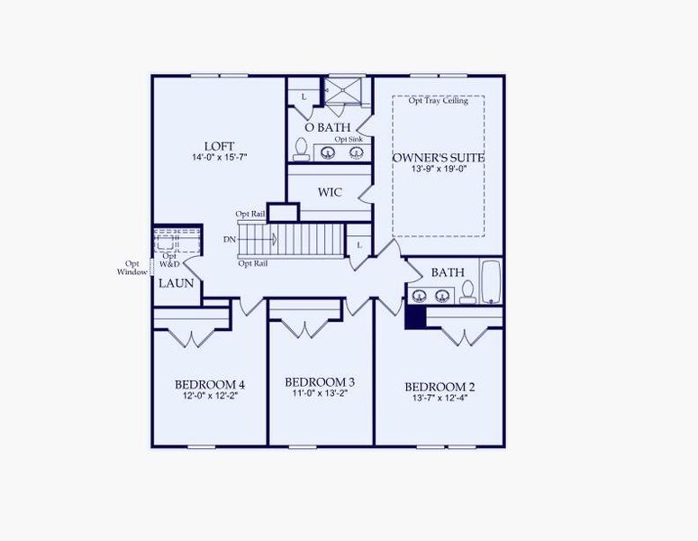 2D floor plan layout of this home in Watermist at Mirror Lake, Villa Rica, GA (Image 6). 2D floor plan layout of this home in Watermist at Mirror Lake, Villa Rica, GA (Image 6).