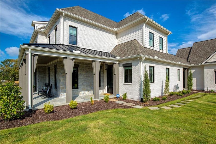 Exterior details and patio area of a home in , Alpharetta (Image 35). Exterior details and patio area of a home in , Alpharetta (Image 35).