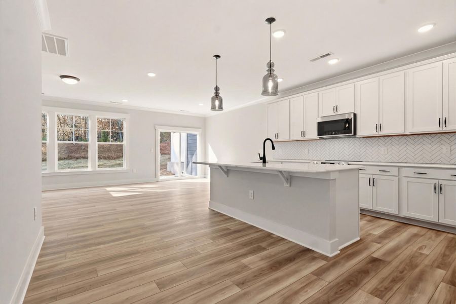 Furnished interior view inside a new home in Harbor Crossing, Greensboro (Image 8).