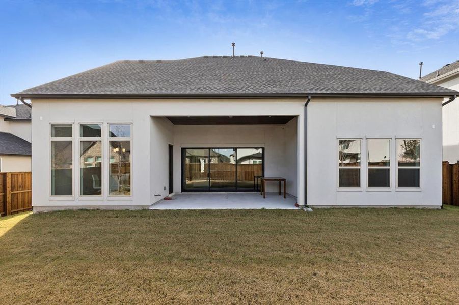 Exterior details and patio area of a home in , Copper Canyon (Image 26).