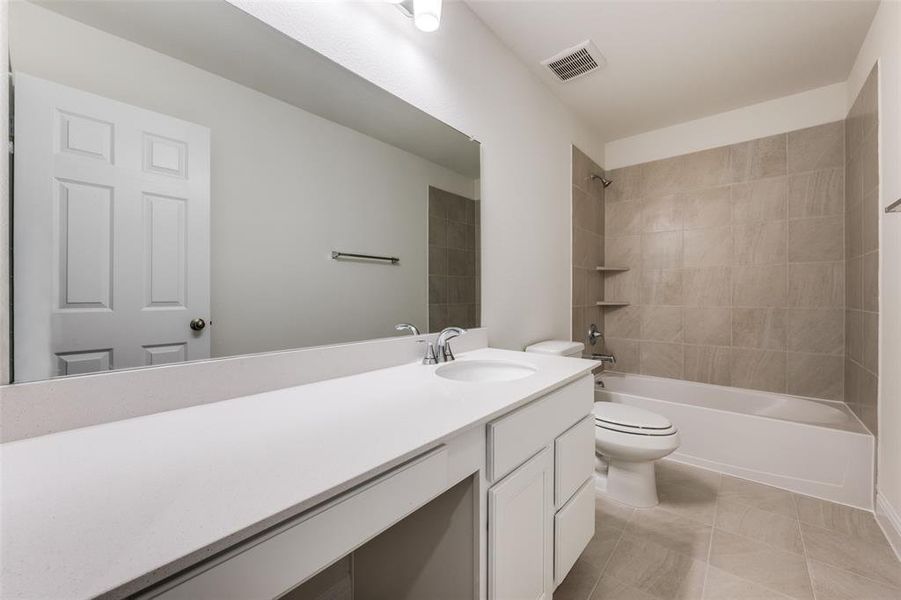 Furnished interior view inside a new home in The Preserve Estates, Justin (Image 7).