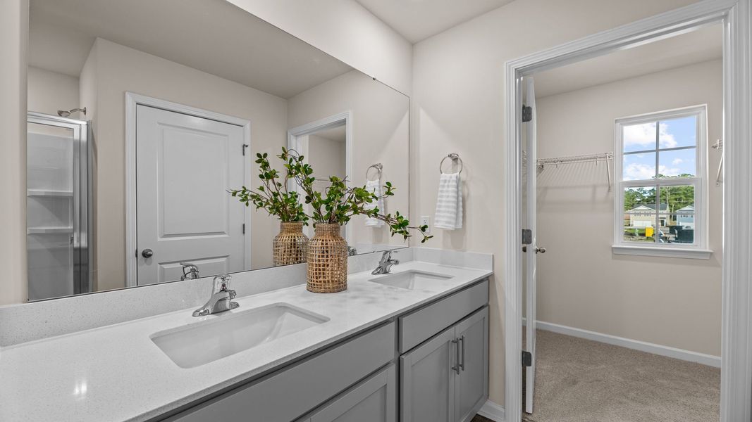 Representative furnished interior of a home built from the TAYLOR by D.R. Horton in Owens Ridge, Lexington (Image 11).