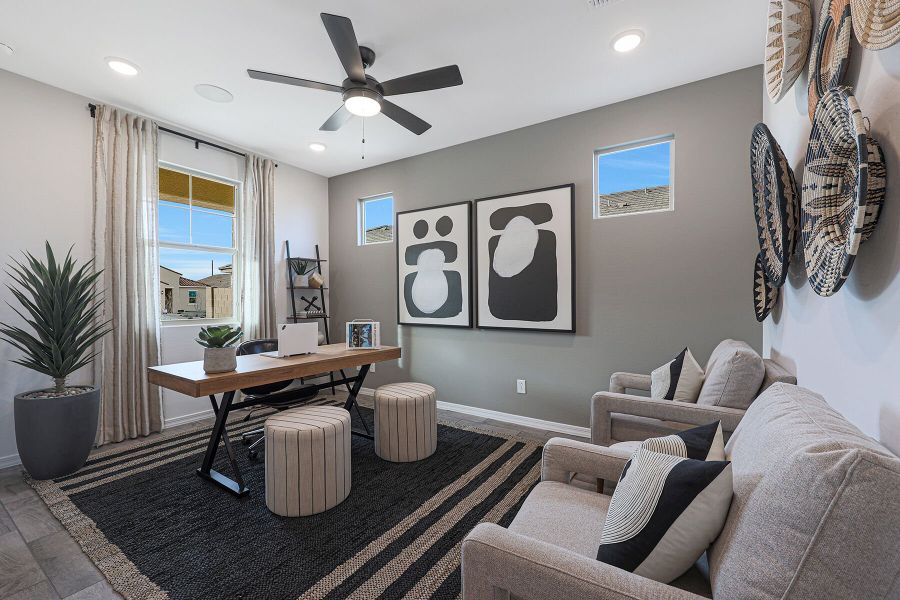Representative furnished interior of a home built from the Sienna by Mattamy Homes in Empire Pointe, Queen Creek (Image 13).