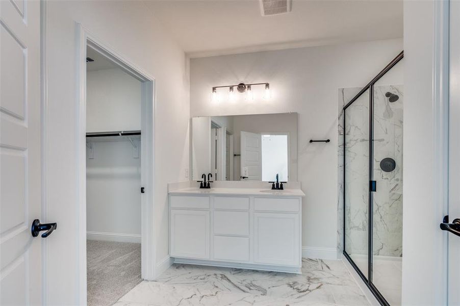 Furnished interior view inside a new home in Sierra Vista at Kelly Ranch, Aledo (Image 7).