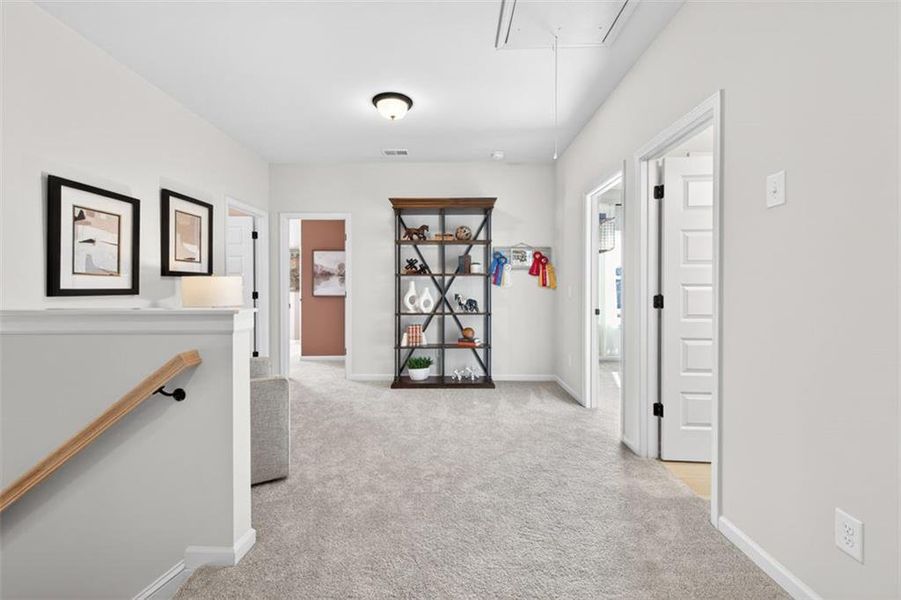 Furnished interior view inside a new home in Saddle Ridge, Calhoun (Image 19).