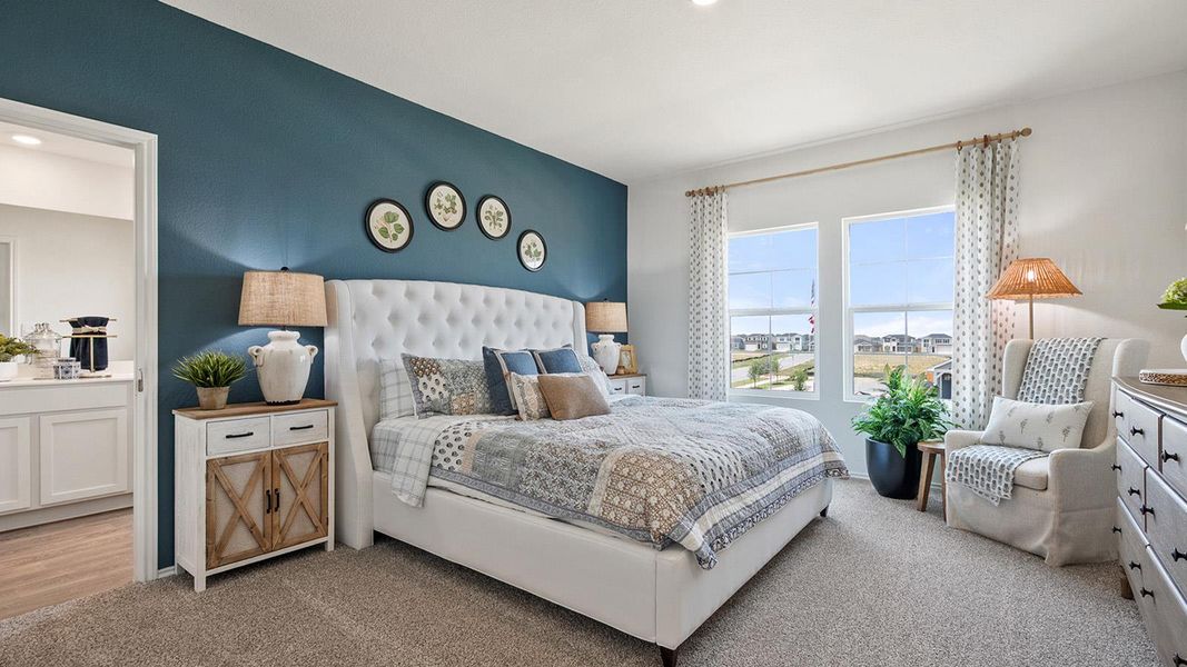 Furnished interior view inside a new home in Valverde, Bastrop (Image 8).