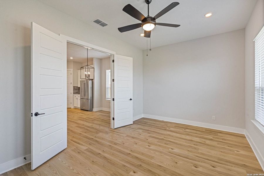 Spacious, unfurnished interior of a new home in Potranco West, Castroville (Image 16). Spacious, unfurnished interior of a new home in Potranco West, Castroville (Image 16).