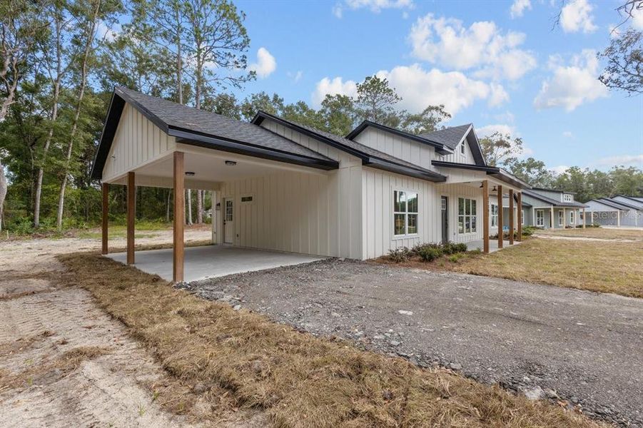 Exterior details and patio area of a home in , Fanning Springs (Image 16). Exterior details and patio area of a home in , Fanning Springs (Image 16).