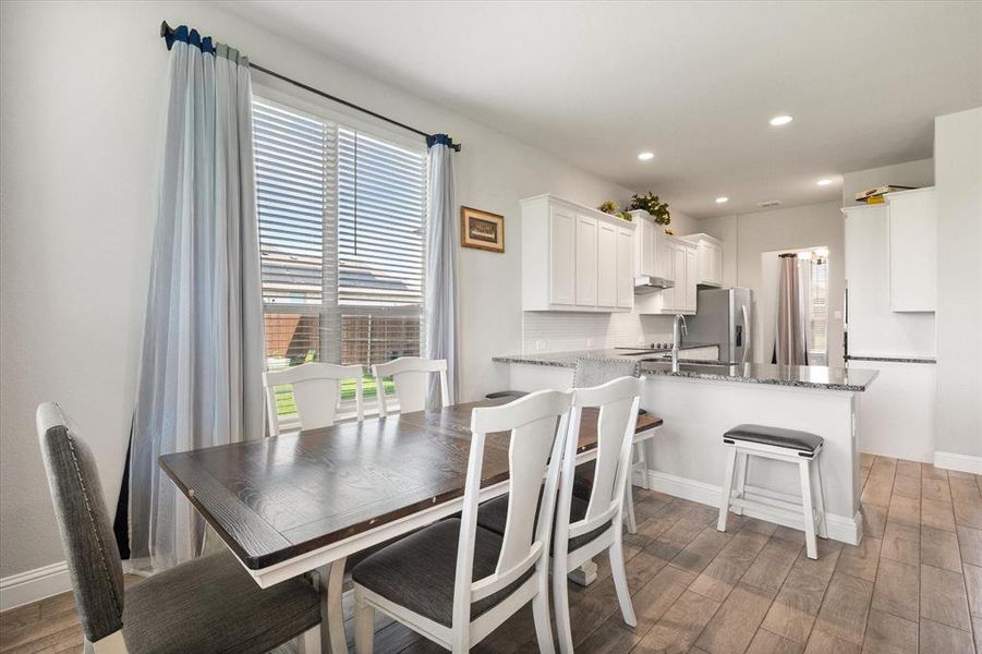 Furnished interior view inside a new home in Dove Creek, Midlothian (Image 28).