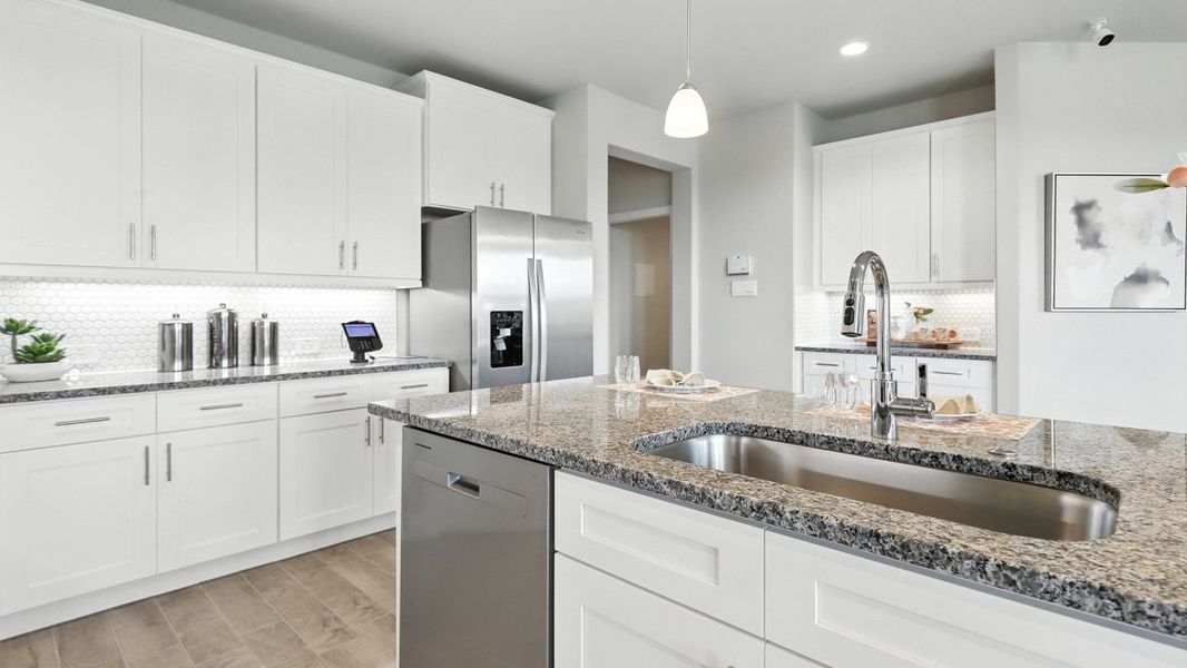 Furnished interior view inside a new home in Lakeview Pointe, Grand Prairie (Image 11).
