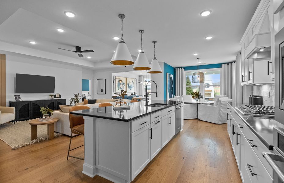 Furnished interior view inside a new home in Del Webb Southern Harmony, Murfreesboro (Image 10).