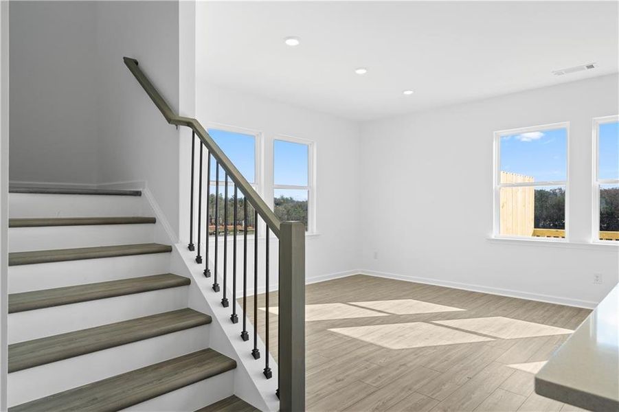 Spacious, unfurnished interior of a new home in Auburn Glen Towns, Dacula (Image 17).