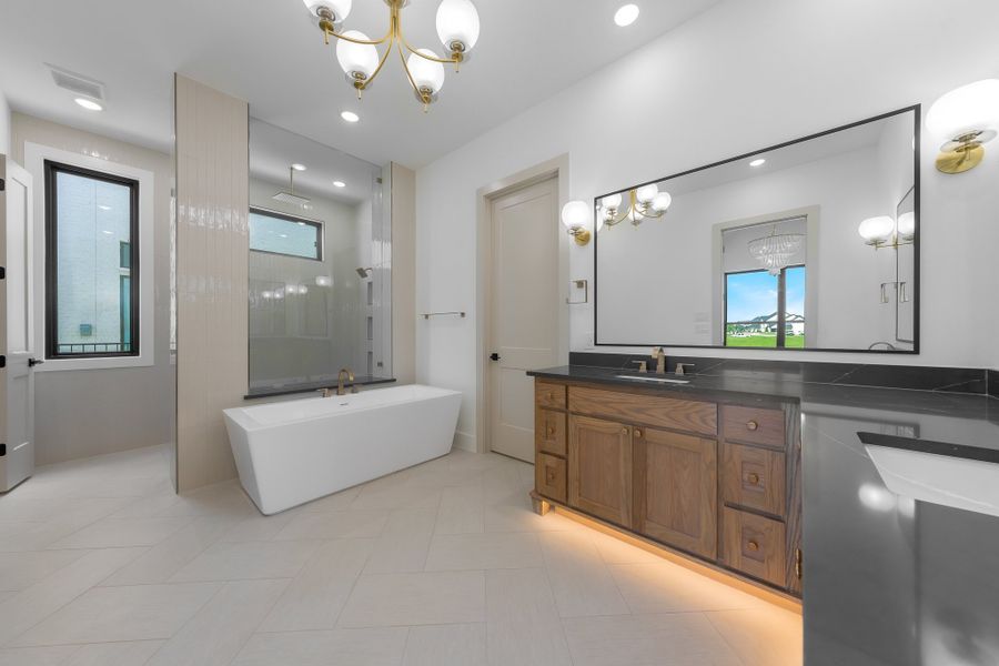 Furnished interior view inside a new home in Montclair, Prosper (Image 17).