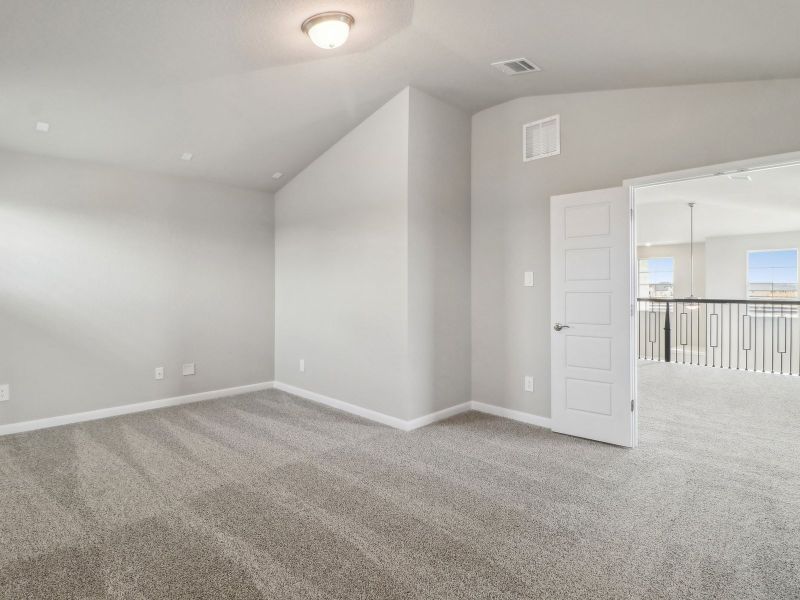 Game room in the Medina floorplan at a Meritage Homes community. Game room in the Medina floorplan at a Meritage Homes community.