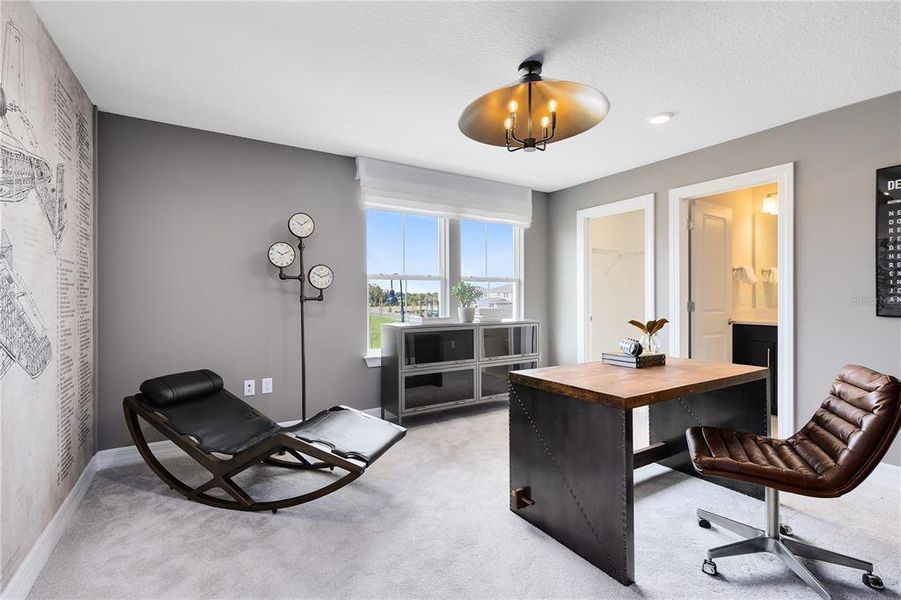 Furnished interior view inside a new home in Bridgewalk, St. Cloud (Image 19).