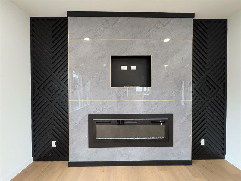 Close-up of interior finishes inside a home in , Dallas (Image 15).