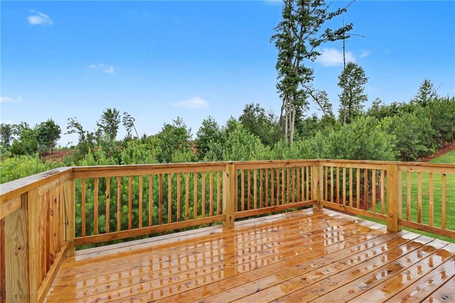 Exterior details and patio area of a home in Thunder Ridge, Dawsonville (Image 4).