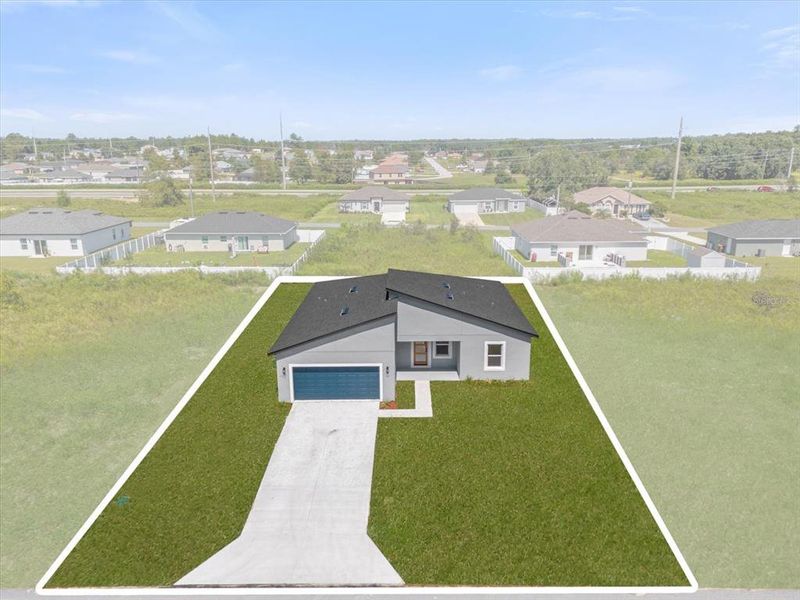 Front exterior of a new home in , Ocala, FL, highlighting curb appeal (Image 19). Front exterior of a new home in , Ocala, FL, highlighting curb appeal (Image 19).