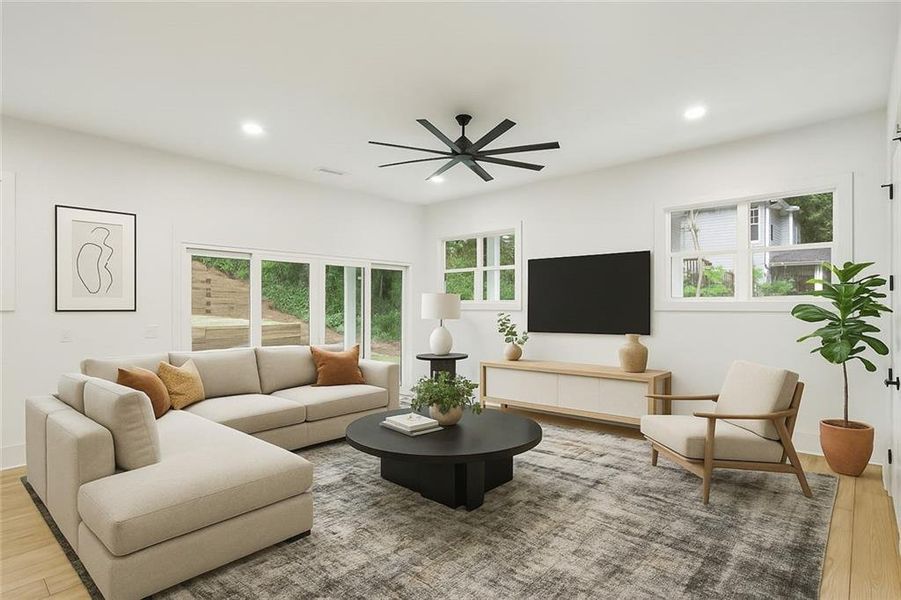 Furnished interior view inside a new home in , College Park (Image 13).