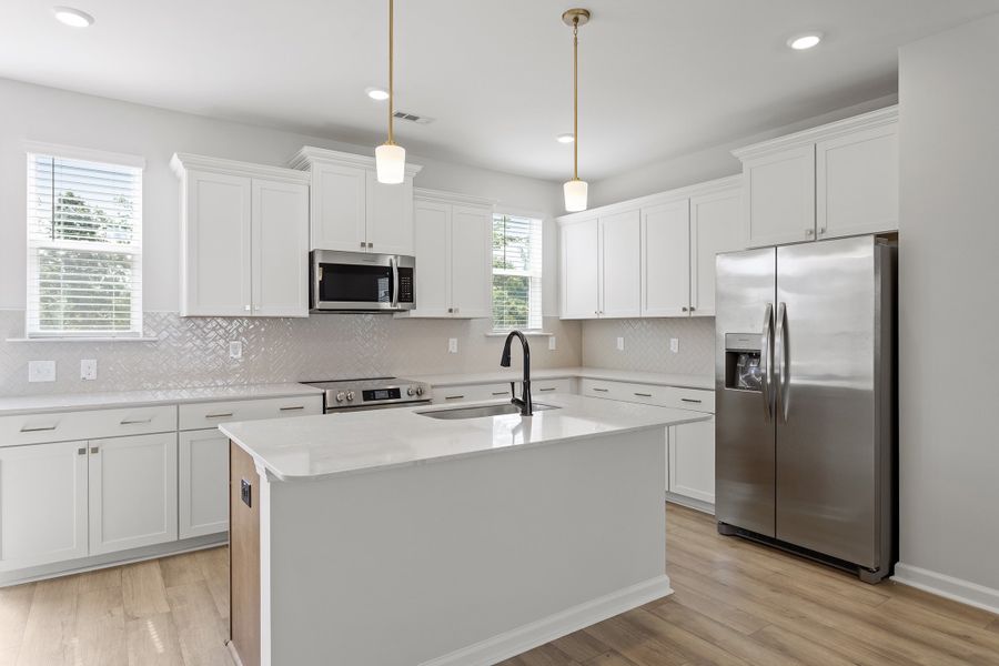 Furnished interior view inside a new home in Renaissance at White Oak, Garner (Image 6). Furnished interior view inside a new home in Renaissance at White Oak, Garner (Image 6).