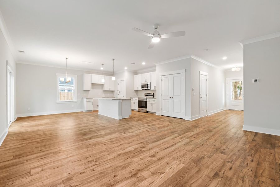 Spacious, unfurnished interior of a new home in , Charleston (Image 42). Spacious, unfurnished interior of a new home in , Charleston (Image 42).