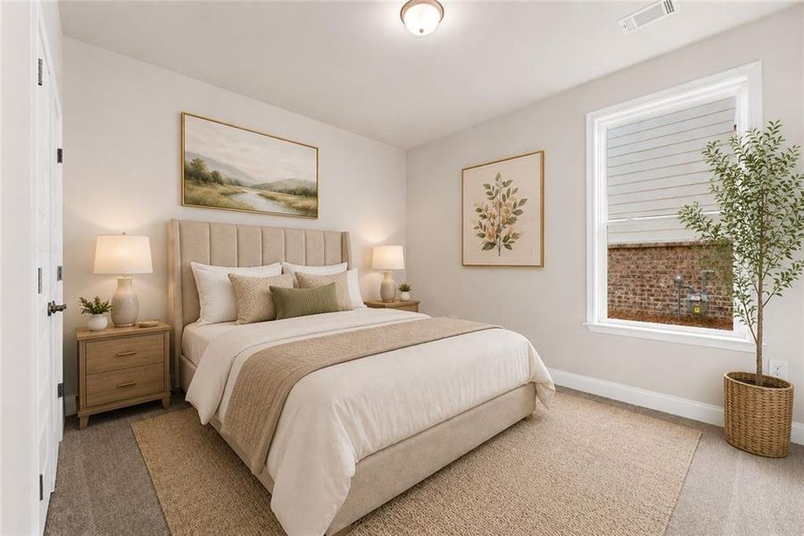 Furnished interior view inside a new home in Cooper's Walk, Loganville (Image 12).