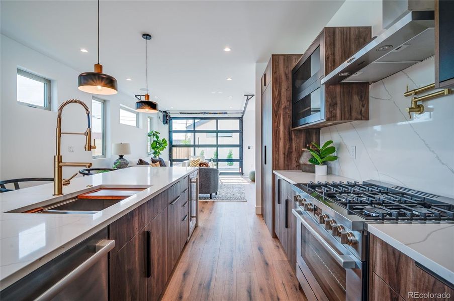 Furnished interior view inside a new home in , Denver (Image 27).