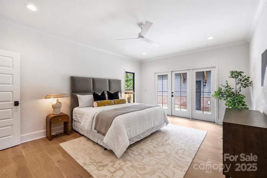 Furnished interior view inside a new home in , Charlotte (Image 37).