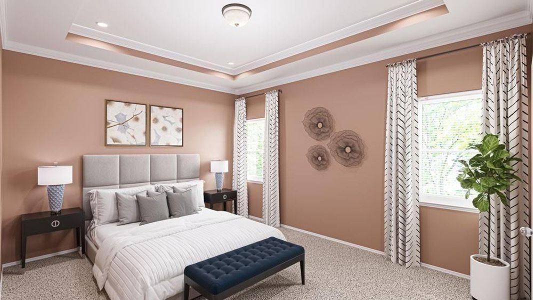 Furnished interior view inside a new home in Fuller Station, Loganville (Image 4).