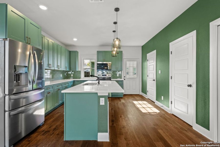 Furnished interior view inside a new home in , San Antonio (Image 11).