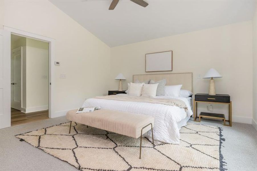 Furnished interior view inside a new home in , Atlanta (Image 11).