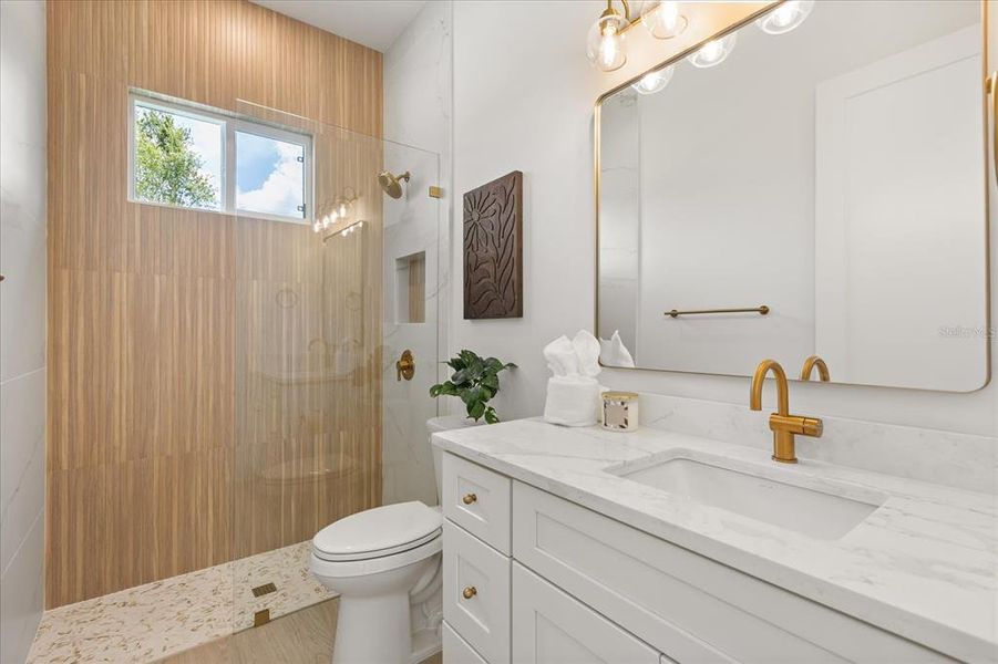 Furnished interior view inside a new home in , Sanford (Image 46).