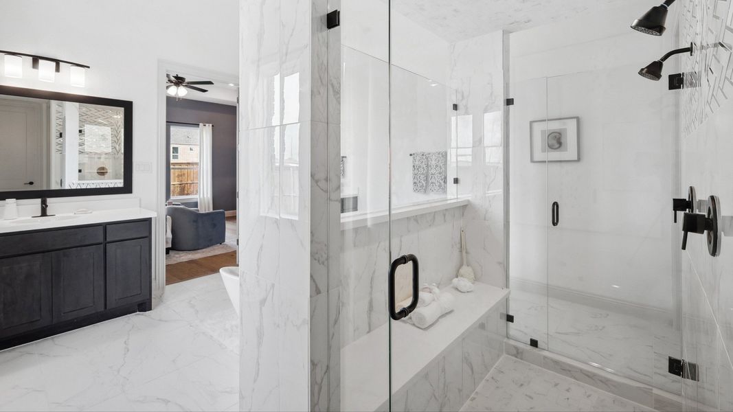 Model home photos of similar floorplans, not pictures of actual home.