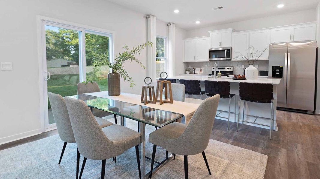 Furnished interior view inside a new home in Brinkley Ridge, Kings Mountain (Image 6).