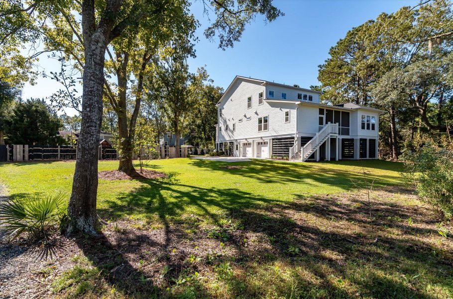 Exterior details and patio area of a home in , James Island (Image 30). Exterior details and patio area of a home in , James Island (Image 30).