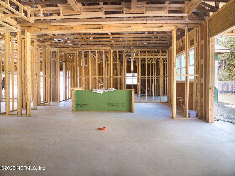 In-progress construction of a new home in , Yulee, FL (Image 4). In-progress construction of a new home in , Yulee, FL (Image 4).