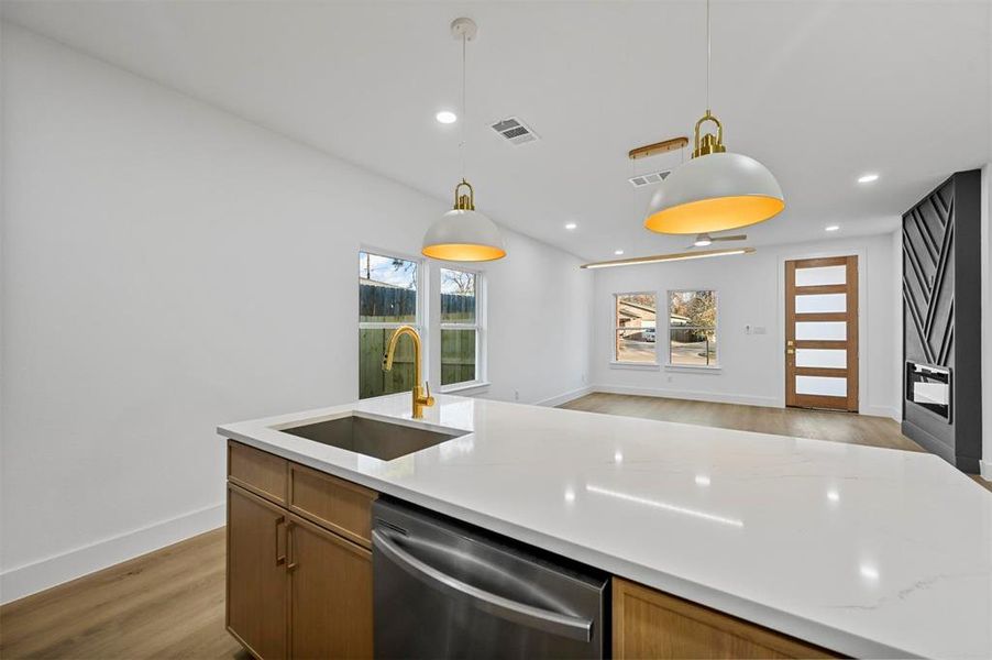 Furnished interior view inside a new home in , Dallas (Image 7). Furnished interior view inside a new home in , Dallas (Image 7).