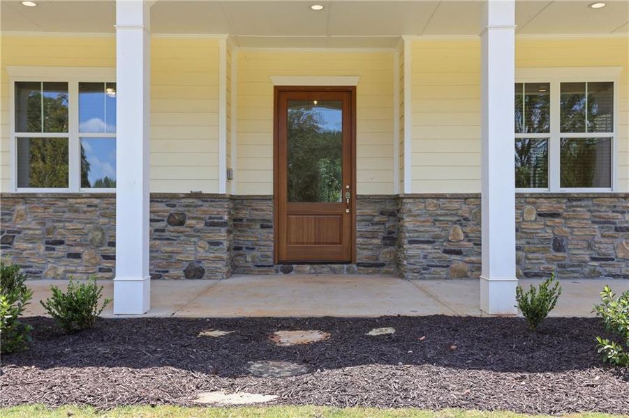 Exterior details and patio area of a home in , Cornelia (Image 3).
