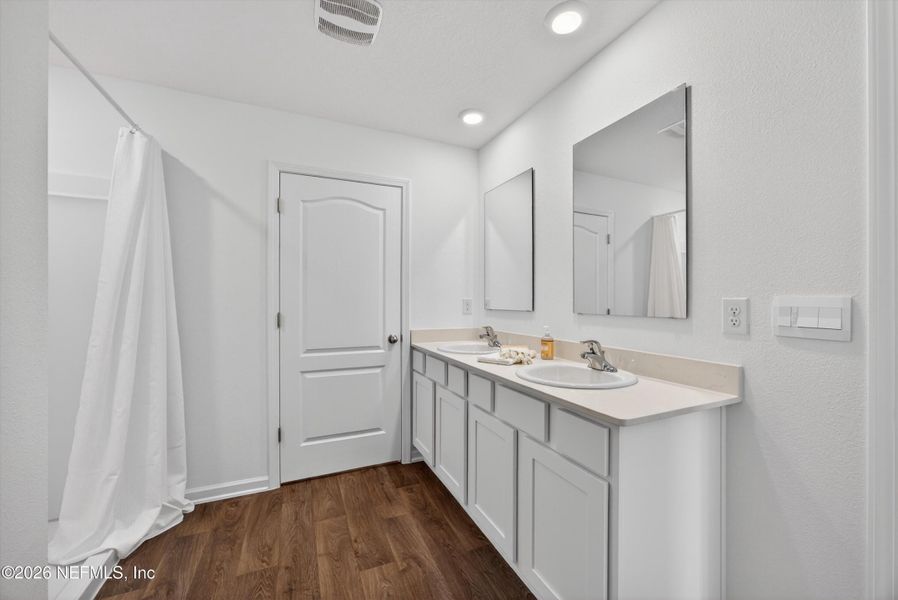 Furnished interior view inside a new home in Entrada, St. Augustine (Image 29).