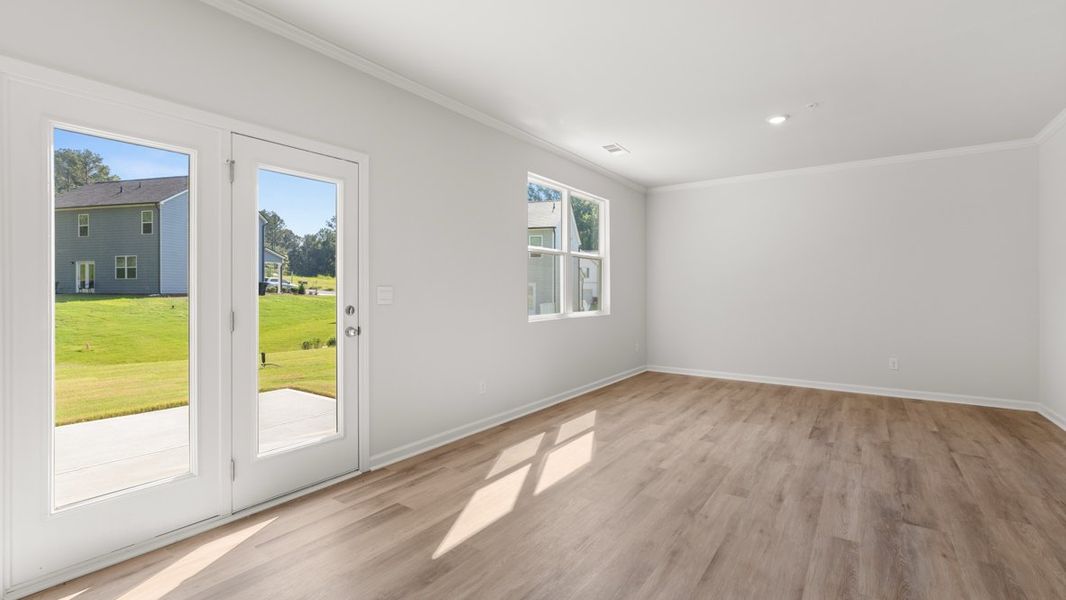 Representative unfurnished interior of a home built from the Belhaven by D.R. Horton in Braselton Village, Braselton (Image 15).