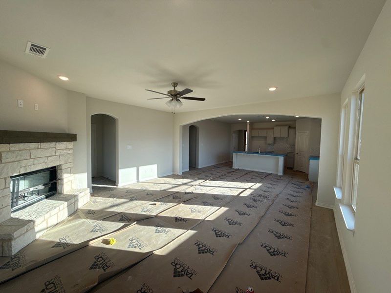 In-progress construction of a new home in Covenant Park, Springtown, TX (Image 8). In-progress construction of a new home in Covenant Park, Springtown, TX (Image 8).