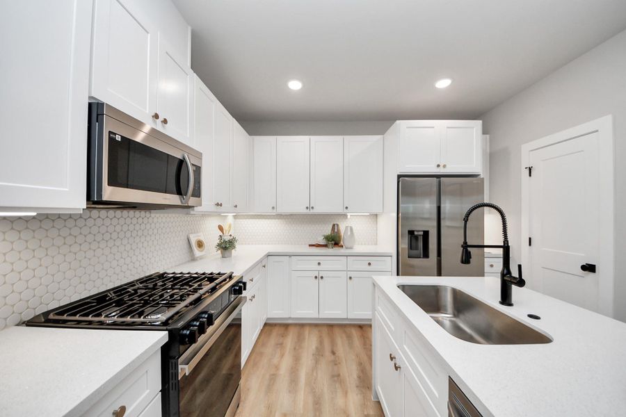 Furnished interior view inside a new home in , Houston (Image 25).