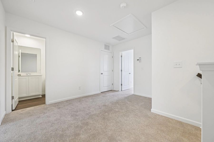 Spacious, unfurnished interior of a new home in Towns at The Point, Rolesville (Image 29).